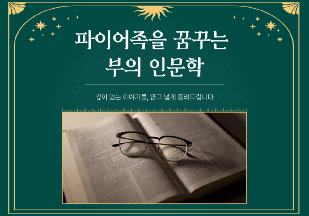 [대한사이버평생교육원] 파이어족을 꿈꾸는, 부의 인문학